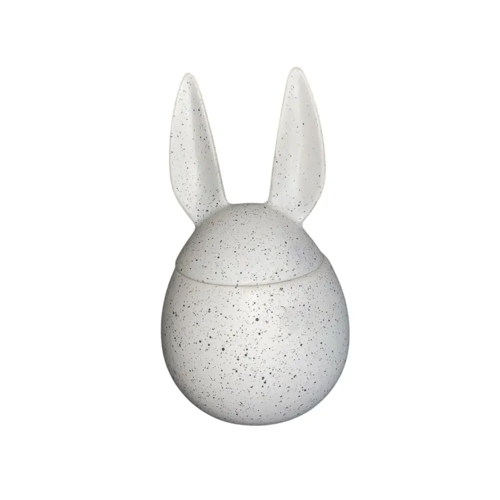 Mason Bunny Rabbit Stoneware With Lid Easter, Spring